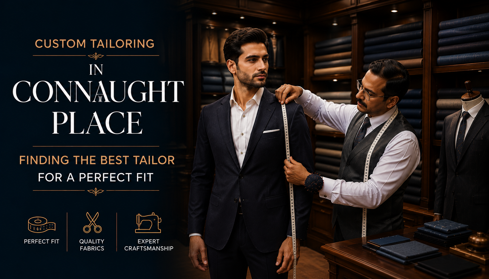 Custom Tailoring in Connaught Place – Finding the Best Tailor for a Perfect Fit