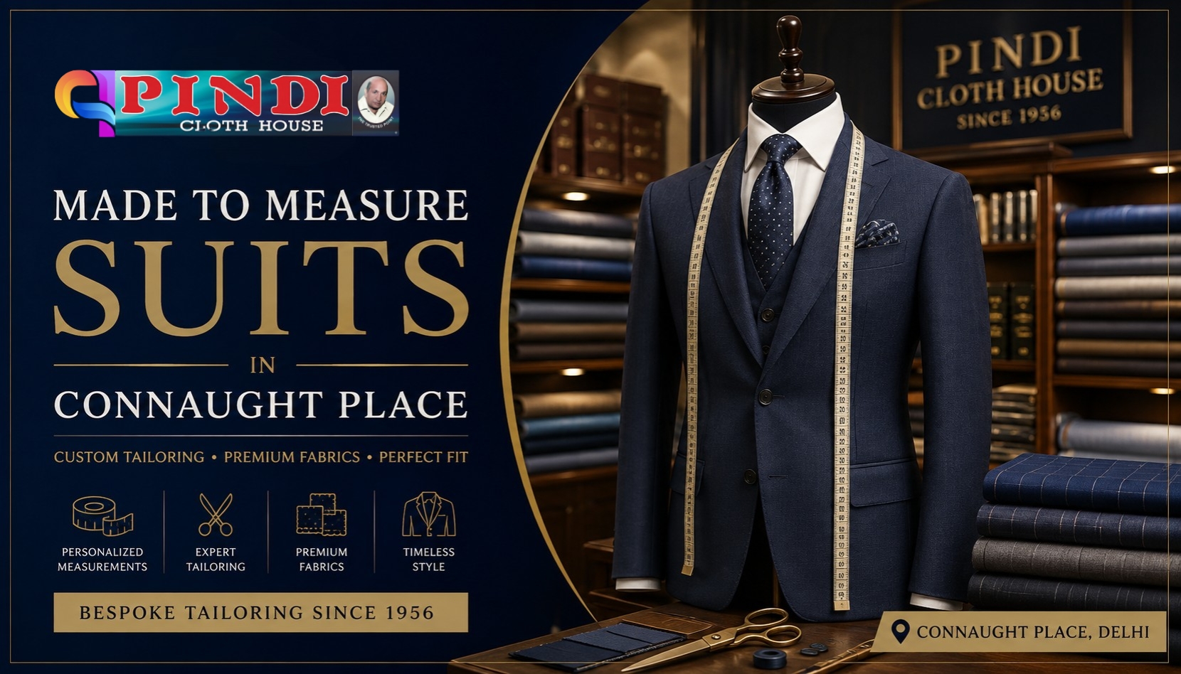 Made to Measure Suits in Connaught Place: A Complete Guide to the Perfect Fit