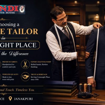 Why Choosing a Bespoke Tailor in Connaught Place Makes All the Difference