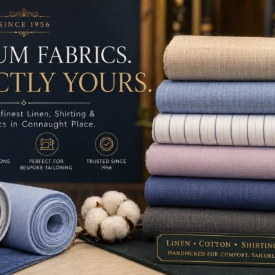 Linen Fabric in Connaught Place: How to Choose the Right Shirting Fabric for a Perfect Custom Outfit